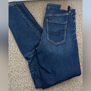 American Eagle Outfitters Women’s Dark Blue Jeans X-Long